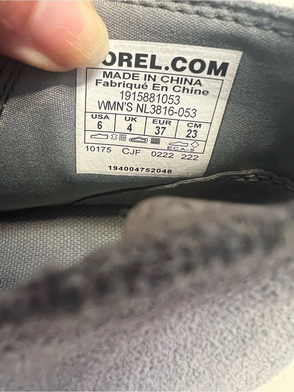 NWT Sorel Chelsea waterproof boots size 6 beige:gray